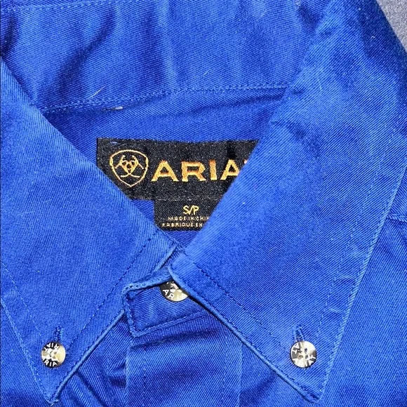 Ariat Men's Blue Longsleeve - Picture 2 of 8